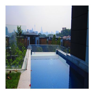 Facile installare cascata per mini tenda acrilica di acqua nel paesaggio piscina