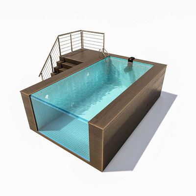 AP-2000 Piscina prefabbricata per il nuoto sopra terra in container da 20 ft a 40 ft
