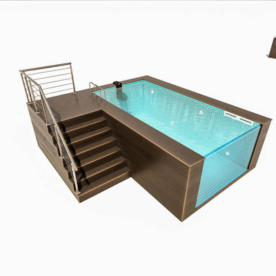 AP-2000 Piscina prefabbricata per il nuoto sopra terra in container da 20 ft a 40 ft