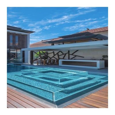 50 mm di spessore pannelli di vetro acrilico trasparente per piscina Densità 1,20 g/cm3 e durevole