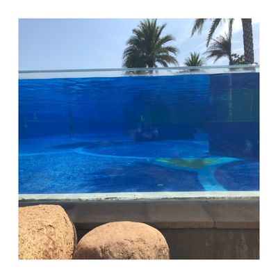 50 mm di spessore pannelli di vetro acrilico trasparente per piscina Densità 1,20 g/cm3 e durevole