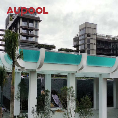 Lastra acrilica trasparente e indistruttibile per pareti esterne e piscine in spessore trasparente