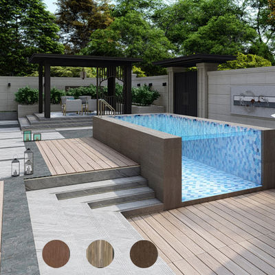 Trasmissione di luce elevata Living portatile modulare Container di trasporto piscina per giardino