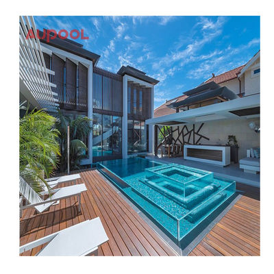 Spa di nuoto in fibra di vetro a 100% di lucite PMMA acrilica importata per piscina interna esterna