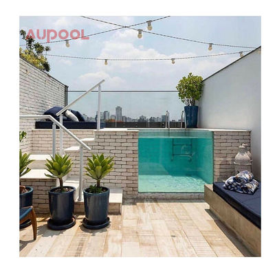 Spa di nuoto in fibra di vetro a 100% di lucite PMMA acrilica importata per piscina interna esterna
