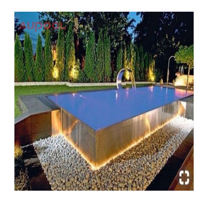 Spa di nuoto in fibra di vetro a 100% di lucite PMMA acrilica importata per piscina interna esterna
