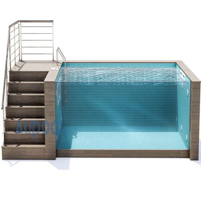Facile da installare Piscina prefabbricata 30 anni non ingiallita Luxury Flat Pack Cortile