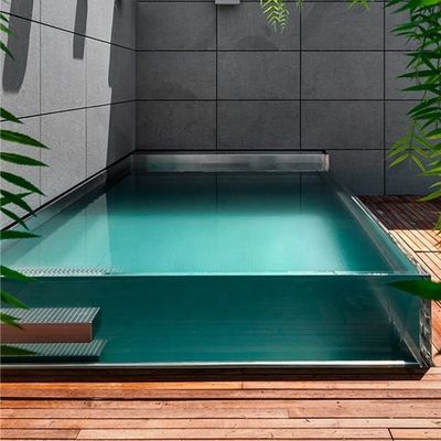 Tecnologia polimerizzazione termostatica secca piscina acrilica vetro piscine pannello