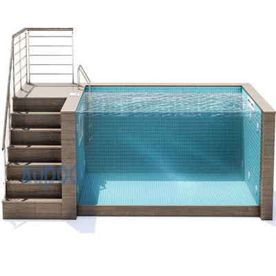 Acrilico vetro spessore 100 mm e accessori di pompa d'aria per apparecchiature per il ciclo dell'acqua Aupool