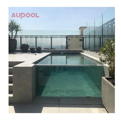 Pannelli murari lucidati su misura Plexiglass Piscine acriliche spesse per esterni