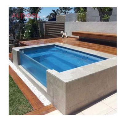 pannelli di vetro acrilico trasparente di 50 mm di spessore per piscine trasparenti e durevoli
