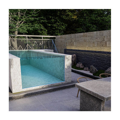Facile installazione Plexiglass acrilico piscina prefabbricata con vantaggio di montaggio rapido