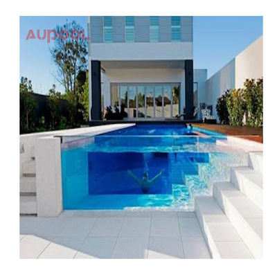 12 mm 15 mm Acrilico trasparente piscina Recinzione Per Hotel Villa Casa Cortile Personalizzato