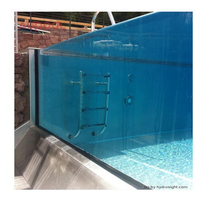 7.8M Rettangolo Grande Famiglia Fibra di vetro Spa Outdoor Infinity Fibra di vetro piscina