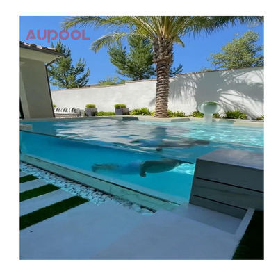 7.8M Rettangolo Grande Famiglia Fibra di vetro Spa Outdoor Infinity Fibra di vetro piscina