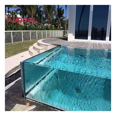 AUPOOL PMMA Fogli di vetro lucite per piscina acrilica Pannello di vetro plexi trasparente