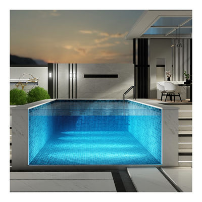 Fliter Pump Accessories Hotel Above Ground Prefab Infinite Acrylic Pane Piscina