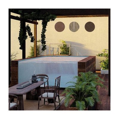 Fliter Pump Accessories Hotel Above Ground Prefab Infinite Acrylic Pane Piscina