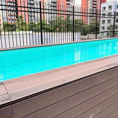 Facile da installare Container da spedizione 40 piedi Piscina con finestra acrilica e vasca idromassaggio
