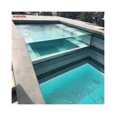 Pannello di piscina in cortile di alta durezza superficiale di acrilico lucite