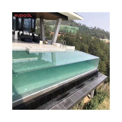 Pannello di piscina in cortile di alta durezza superficiale di acrilico lucite