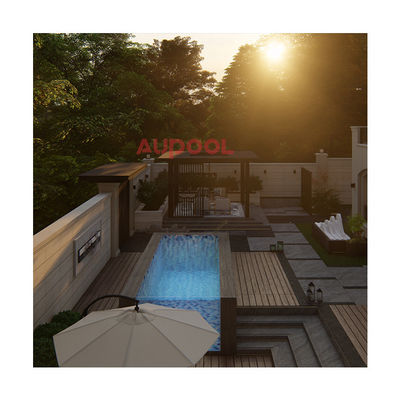 Dimensioni personalizzate pannelli acrilici trasparenti per recinzione piscina AUPOOL copertura di piscina in policarbonato