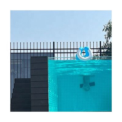 Struttura in acciaio in lamiera composita FRP pannelli laterali acrilici opzionali per parco acquatico piscina