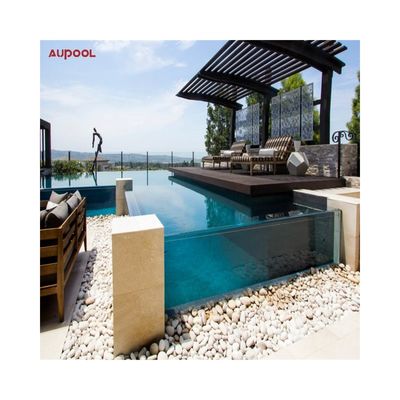 Porta scorrevole in vetro piscina personalizzata modellazione in acrilico con pannello ghiacciato trasparente