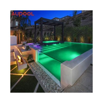 Porta scorrevole in vetro piscina personalizzata modellazione in acrilico con pannello ghiacciato trasparente