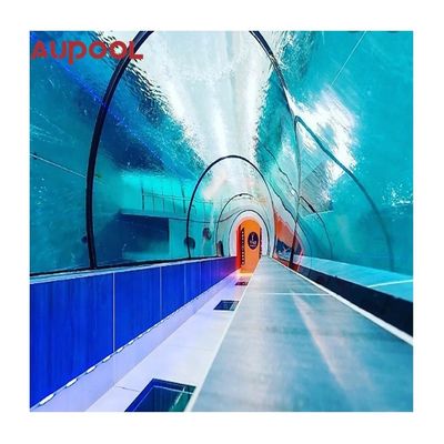Modello di pannello acrilico fuso 8M Lunghezza piscina in terra Grande piscina portatile senza fine