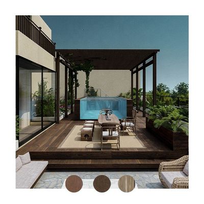 Piscine prefabbricate a parete di vetro trasparente personalizzate per i costruttori di piscine modulari nel cortile