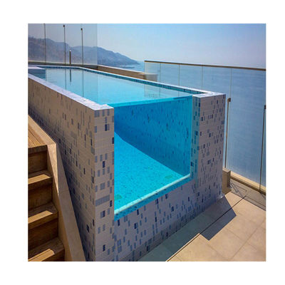 Villa trasparente piscina all'interno AUPOOL stile massaggio acrilico Baby Spa piscina