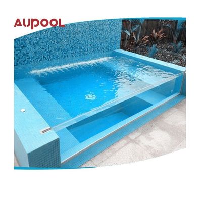 AUPOOL CE approvato grande piscina esterna in acrilico PMMA con accessori a pompa d'aria