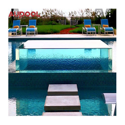 Villa Pool AUPOOL Spa Lastre di plexiglass per pareti di vetro acriliche trasparenti della piscina