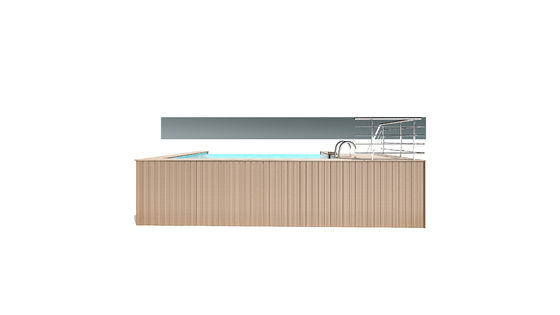 Hotel Pool AUPOOL Infinity Infinity Trasparente Acrilico Vetro Modulare Piscina 30
