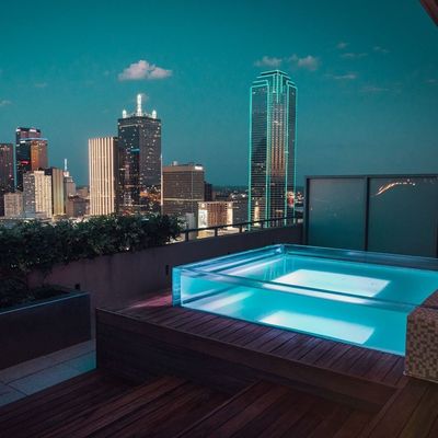Piscine acriliche ad alta trasmissione luminosa per la distribuzione di ville e jacuzzi