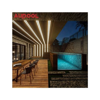 Palla di legno di plastica colore caffè sopra terra piscine di lusso per villaggi di vacanza