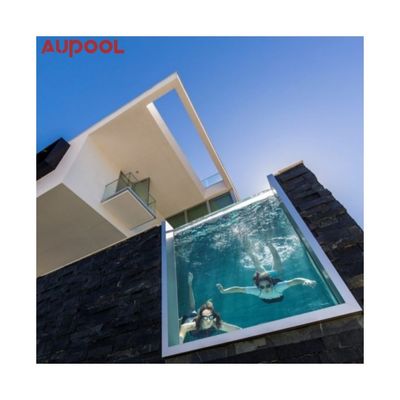 Spessore personalizzato vetro acrilico trasparente di plastica piscina piscina di vetro acrilico per acqua limpida
