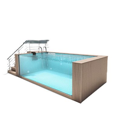 Resort Villa Hotel Piscina con finestrino modulare prefabbricato e spessore di 100 mm