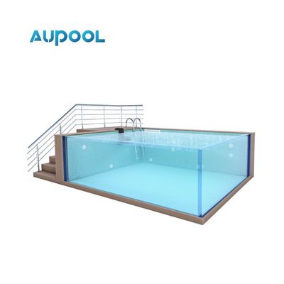 Spa portatile in fibra di vetro e piscina con pannelli in materiale polimerico