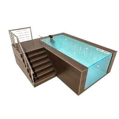 AUPOOL Cortile infinito Resistenza all' allenamento Piscina non ingiallita da 30 anni