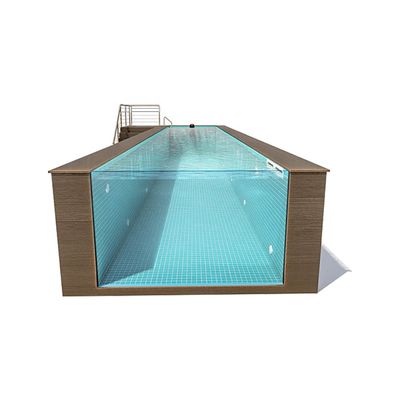 AUPOOL Cortile infinito Resistenza all' allenamento Piscina non ingiallita da 30 anni