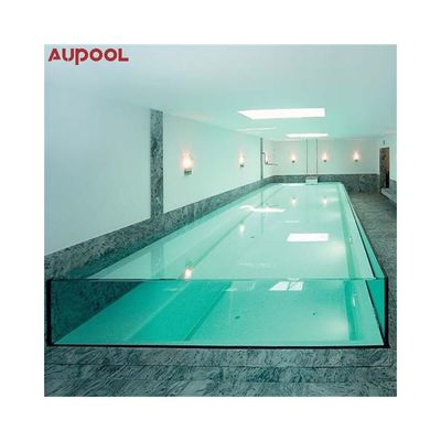 Finestra di piscina acrilica personalizzata con alta trasmissione della luce 93% e pompa d'aria