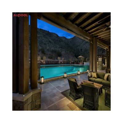 Finestra di piscina acrilica personalizzata con alta trasmissione della luce 93% e pompa d'aria