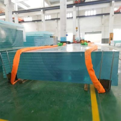 Materiale lucito foglio acrilico a finestra piscina per cortile sopra terra
