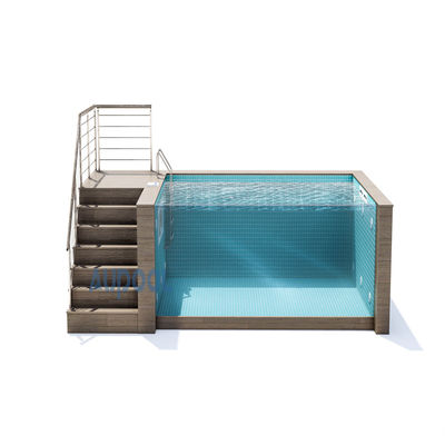 Flitter pompa inclusa vetro acrilico trasparente piscina prefabbricata per sport in famiglia