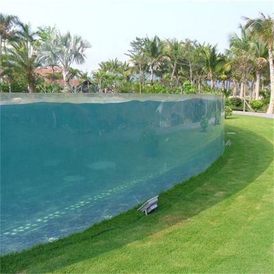 Spessore del pannello acrilico personalizzato Colore caffè Fibra di vetro Cortile Sky Lap Pool Design