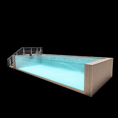 Piscine a terra per famiglie con capacità idrica di 10 m3 e progettazione di sicurezza