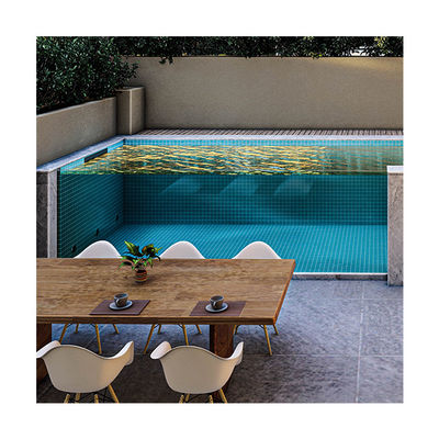 Hotel Backyard Fiberglass Infinity Pool con disegno in vetro acrilico e dimensioni extra grandi