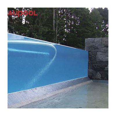 Soluzione piscina grande sopra il terreno acrilico parete piscina per la domanda del cliente